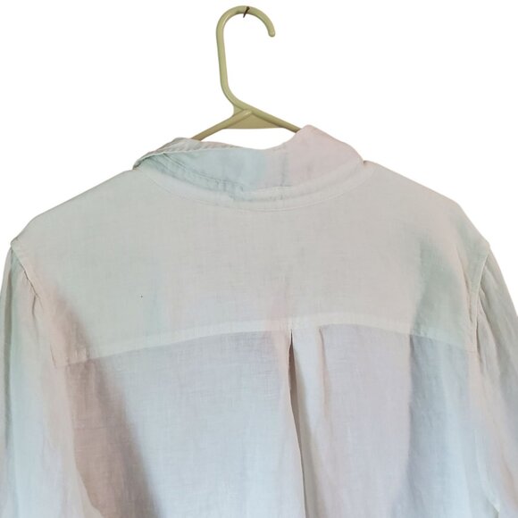 Linen Beach Cover Up From TAHARI | Size 1X - Picture 5 of 12